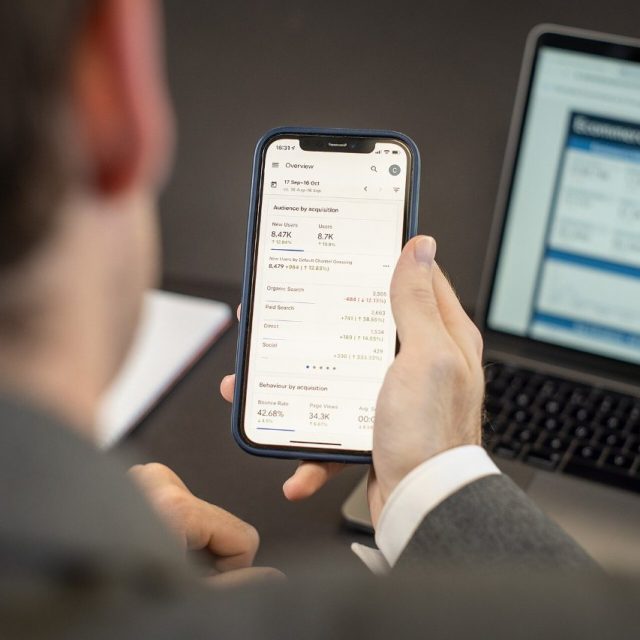 Viewing Website Analytics on Mobile Device